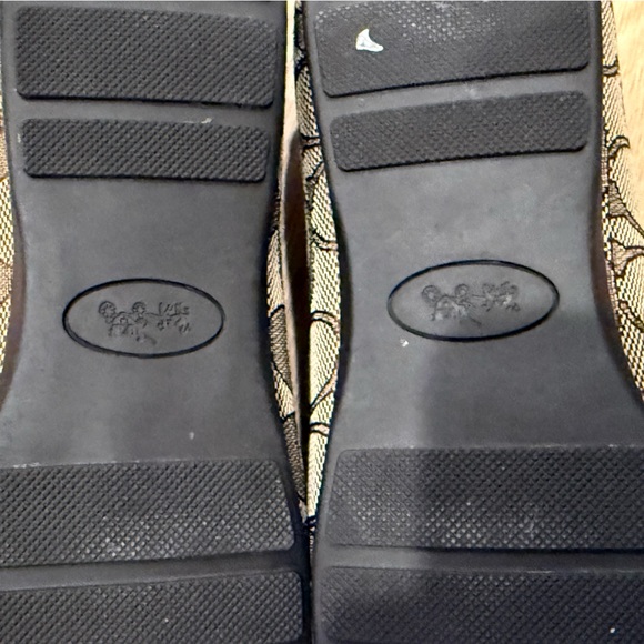 Coach Signature Canvas and Leather Loafers - Picture 3 of 4